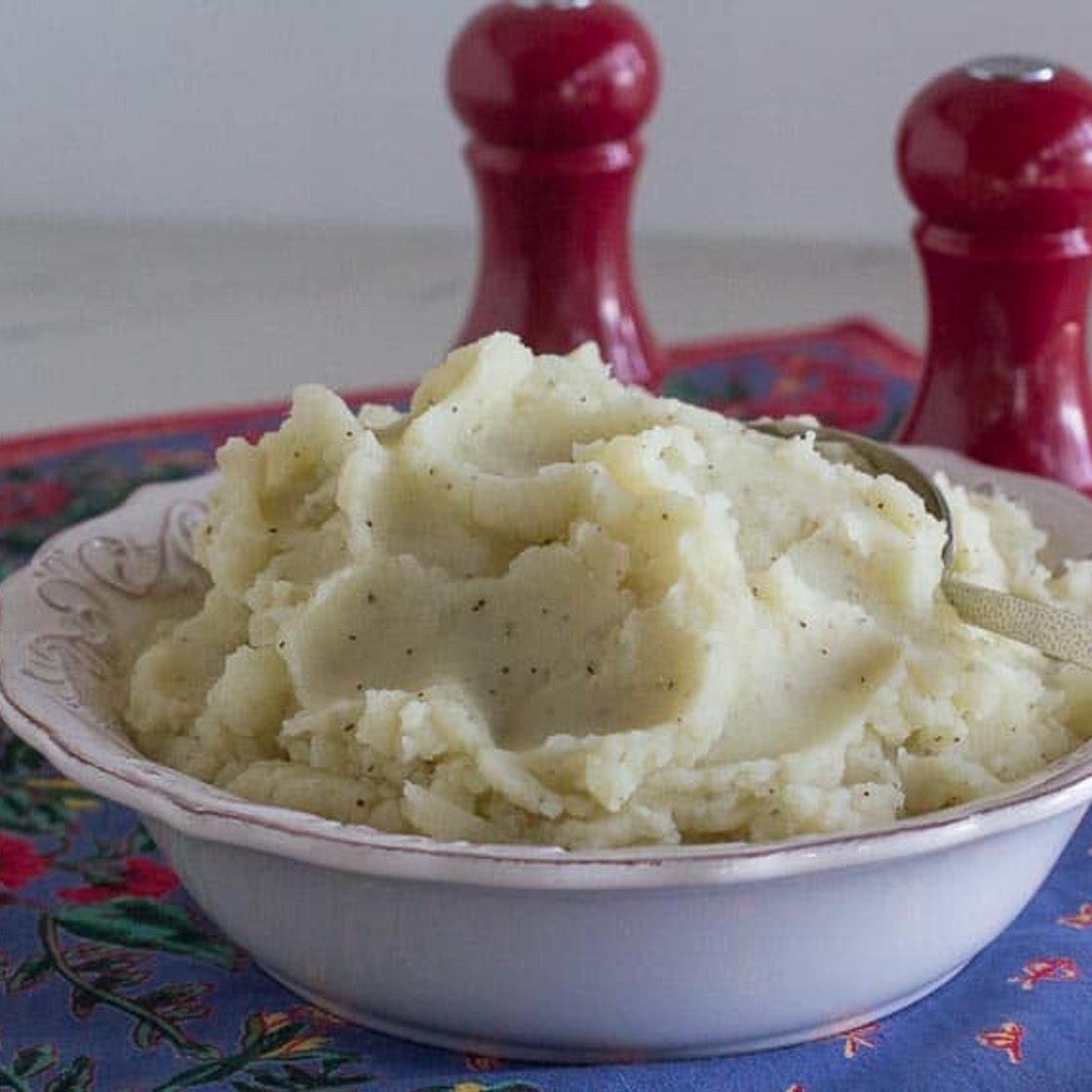 Low FODMAP Vegan Garlic Mashed Potatoes