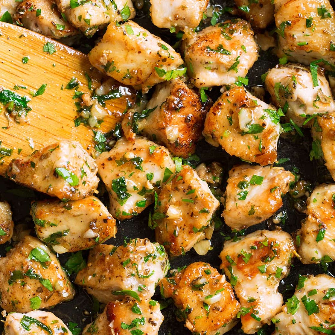 Garlic Butter Chicken Bites