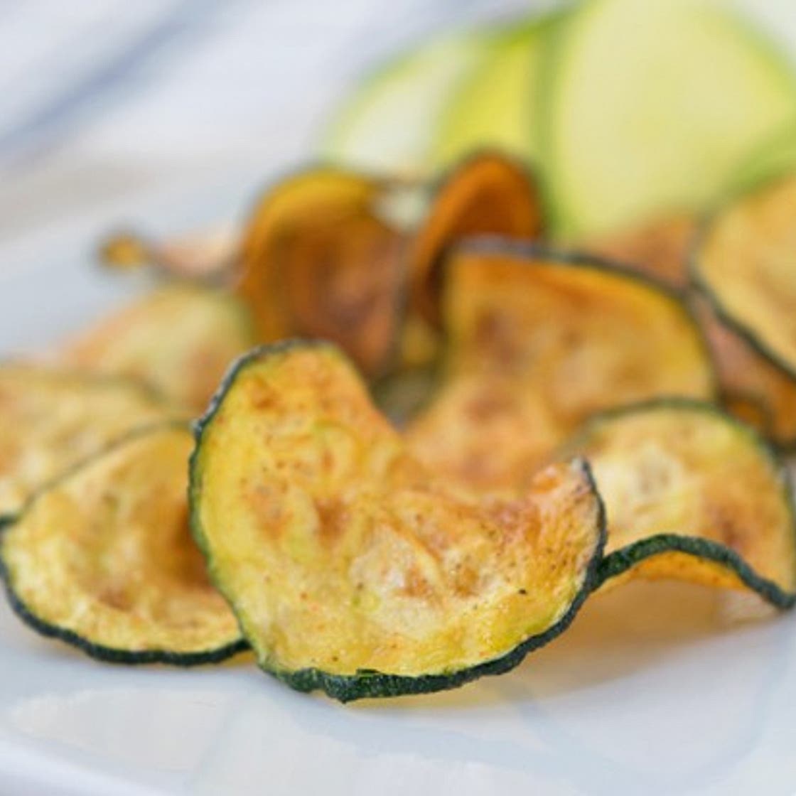 Zucchini Chips aus der Mikrowelle
