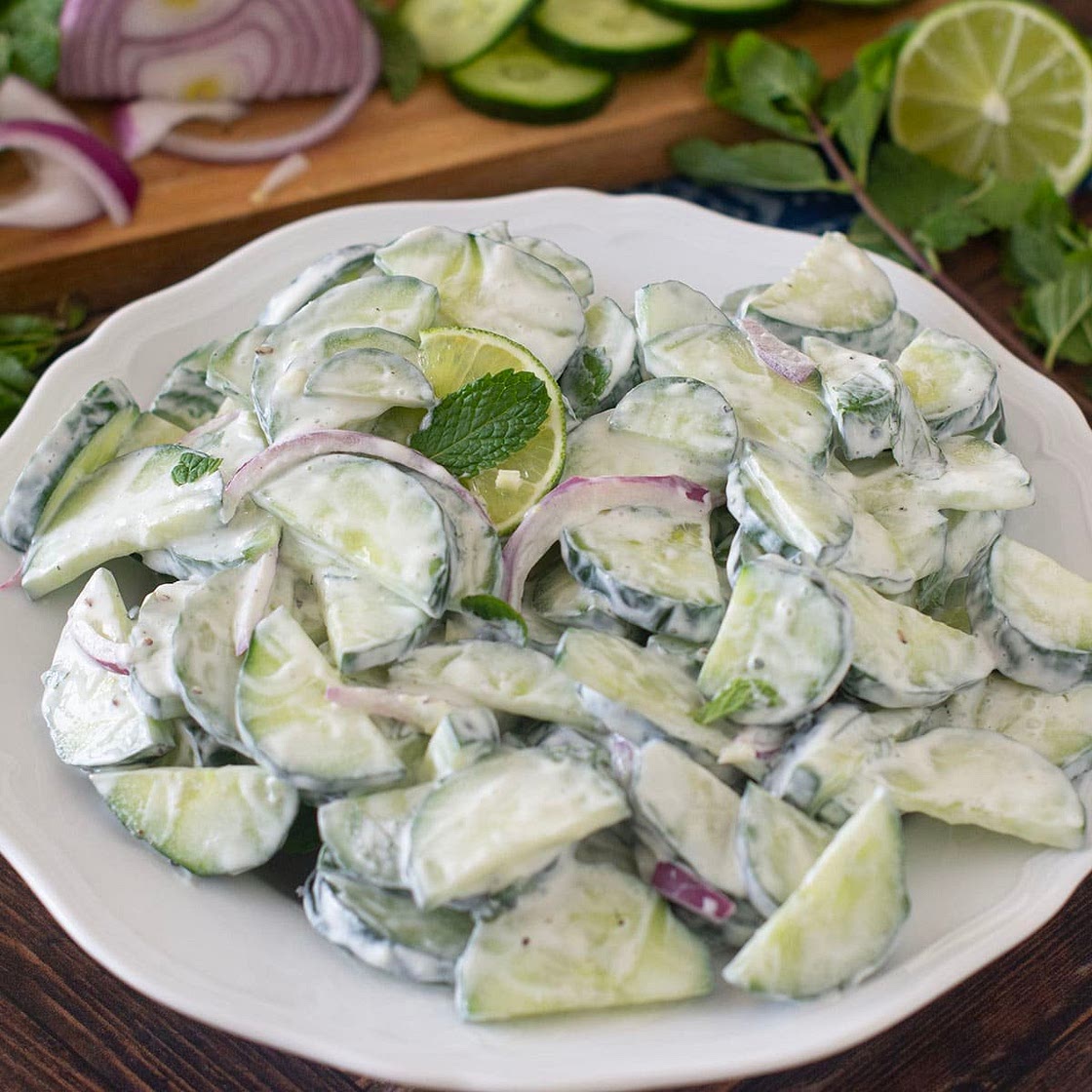 Cucumber Mint Salad Recipe