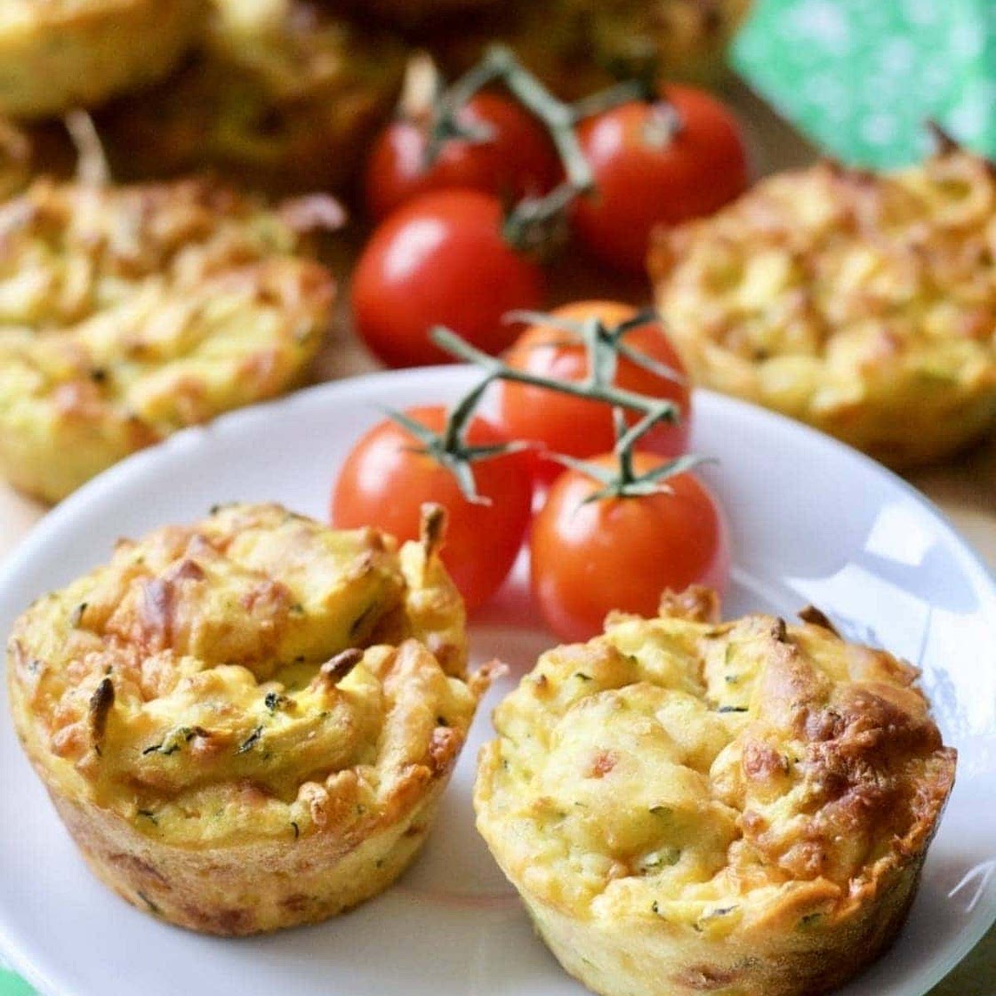 Cheesy Carrot and Courgette Savoury Muffins