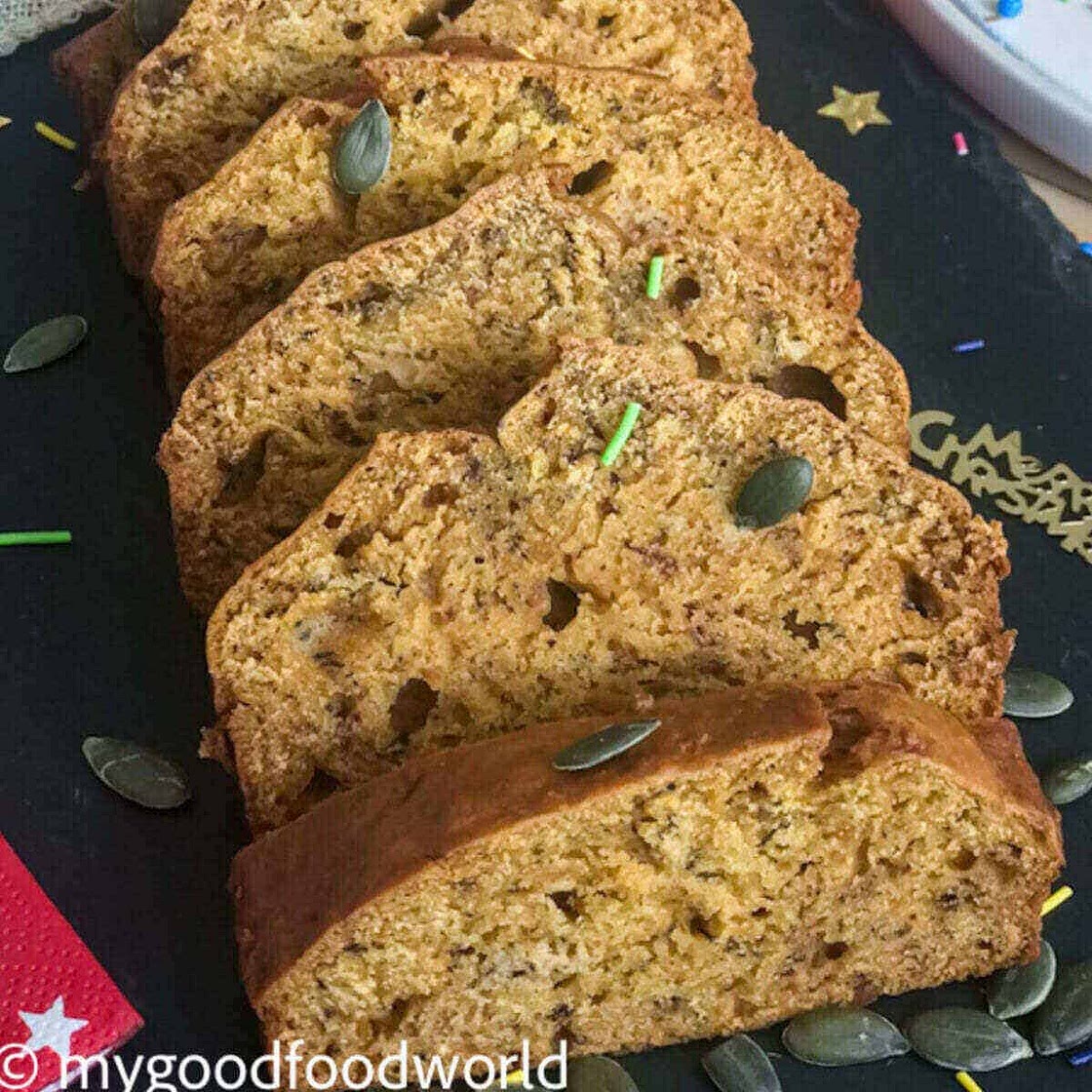 Vegan Banana Pumpkin Bread