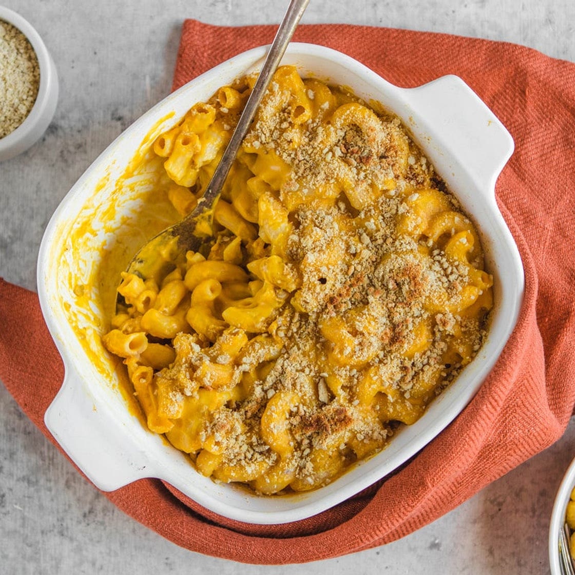 Baked Vegan Mac and Cheese (Gluten Free, Nut Free)