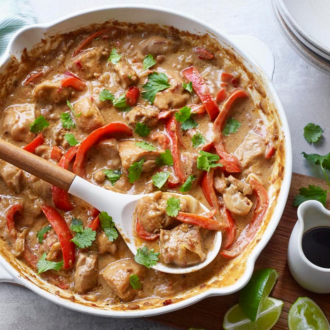 Peanut butter chicken