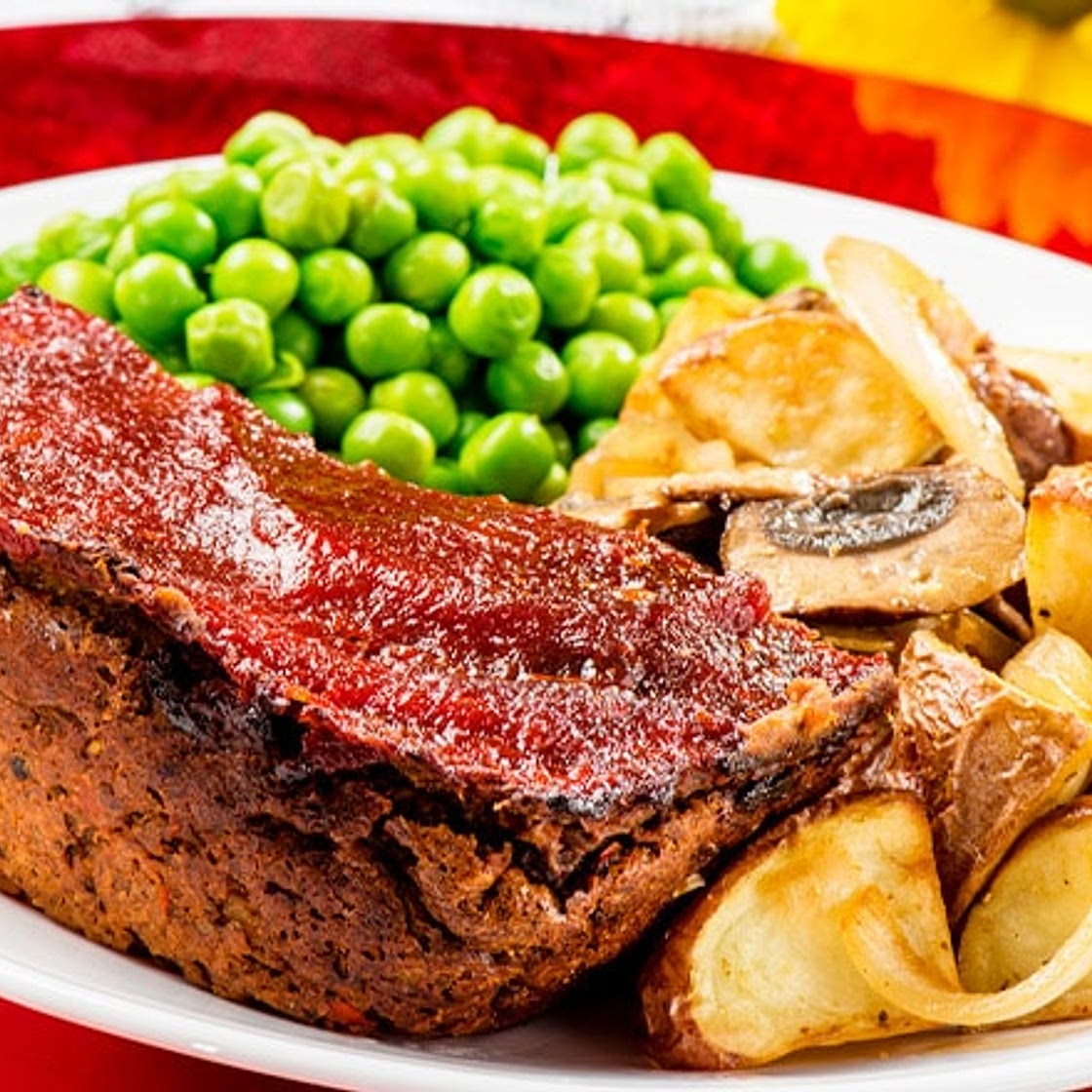 Walnut Mushroom Meatloaf