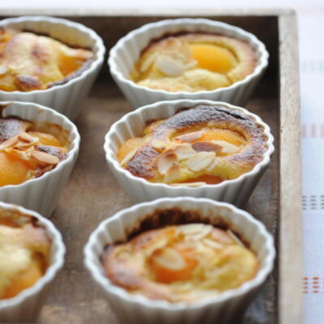 Gratin d'abricots à la crème d'amande