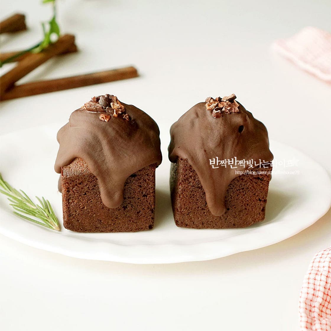 미니 파운드케이크 만들기 초코 파운드케이크 레시피
