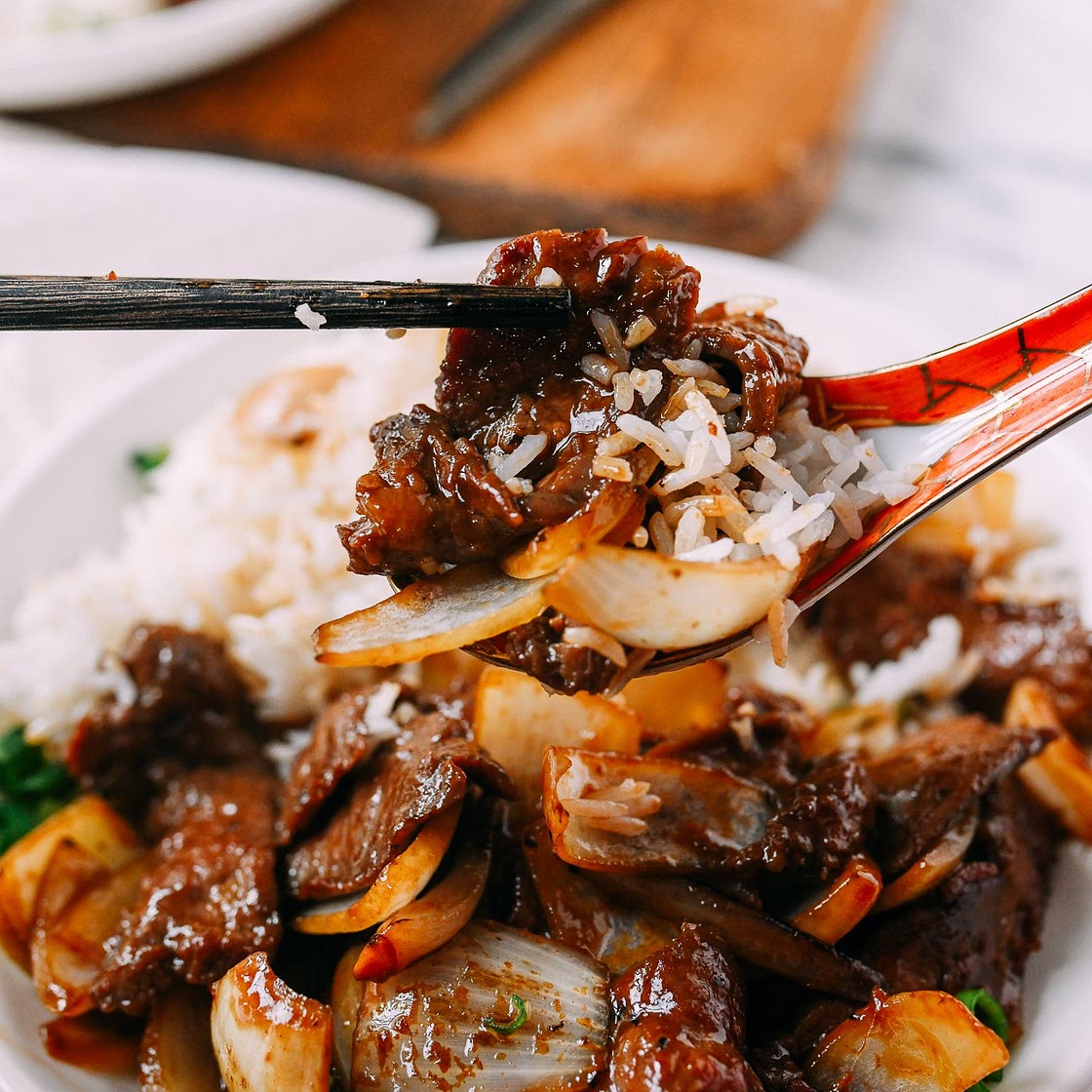 Beef Onion Stir-fry