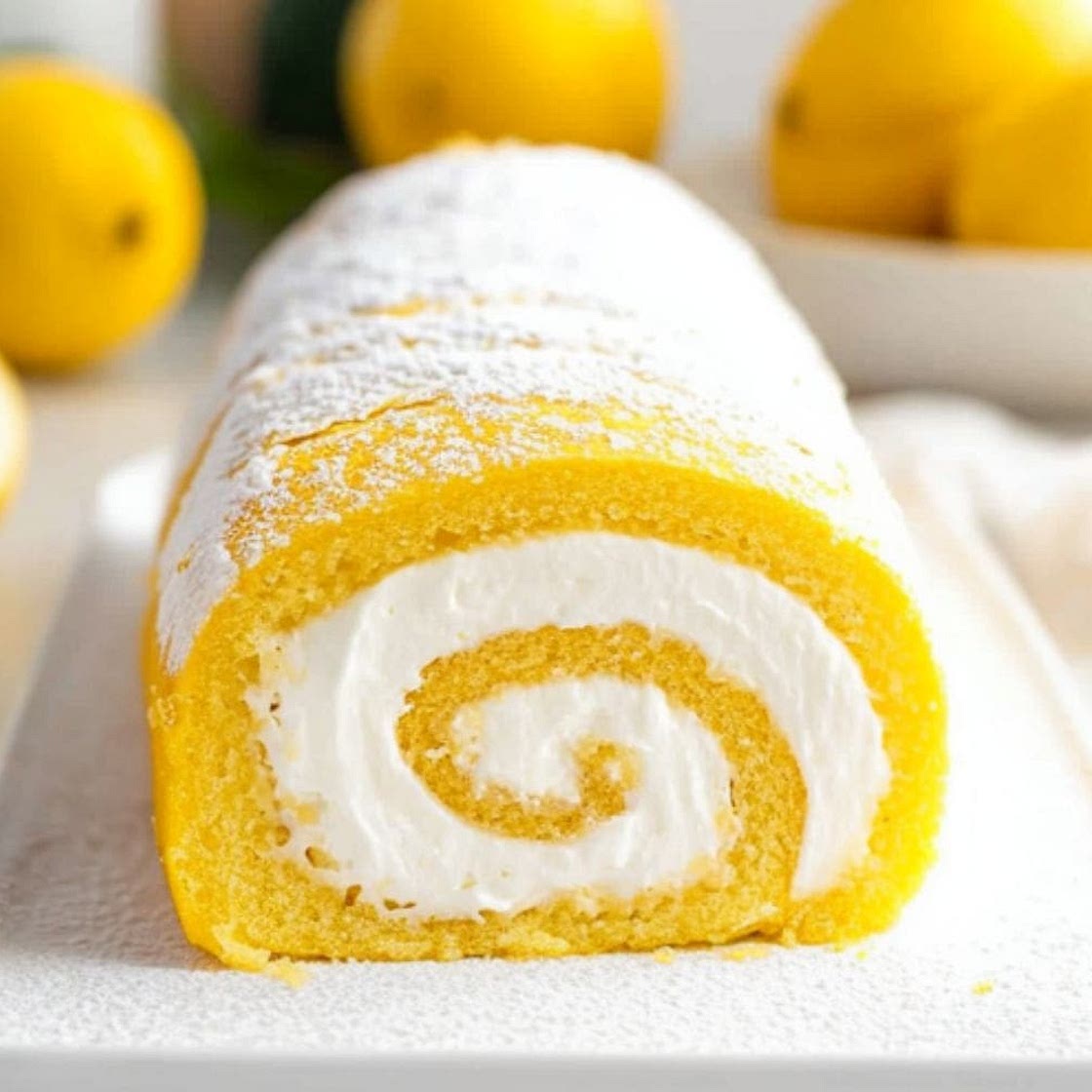 Lemon Cake Roll