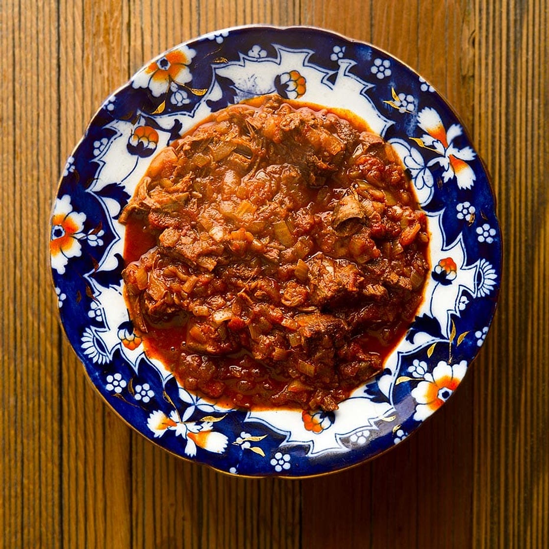 Hungarian Venison Goulash or Pörkölt
