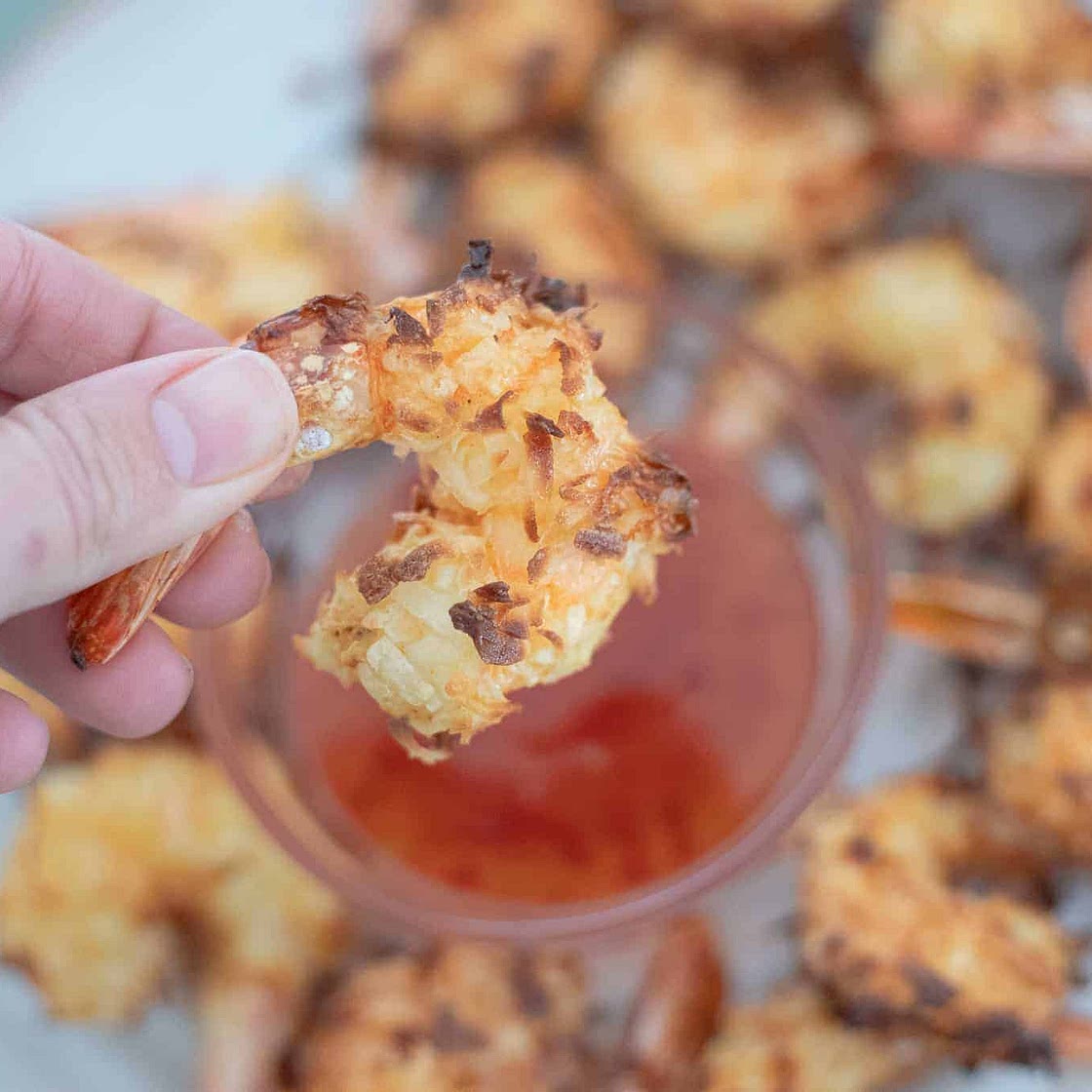 Air Fryer Coconut Shrimp (Paleo and Whole30)