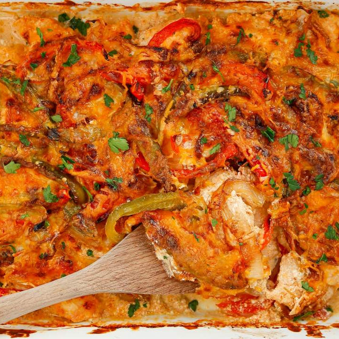 Chicken Fajita Casserole