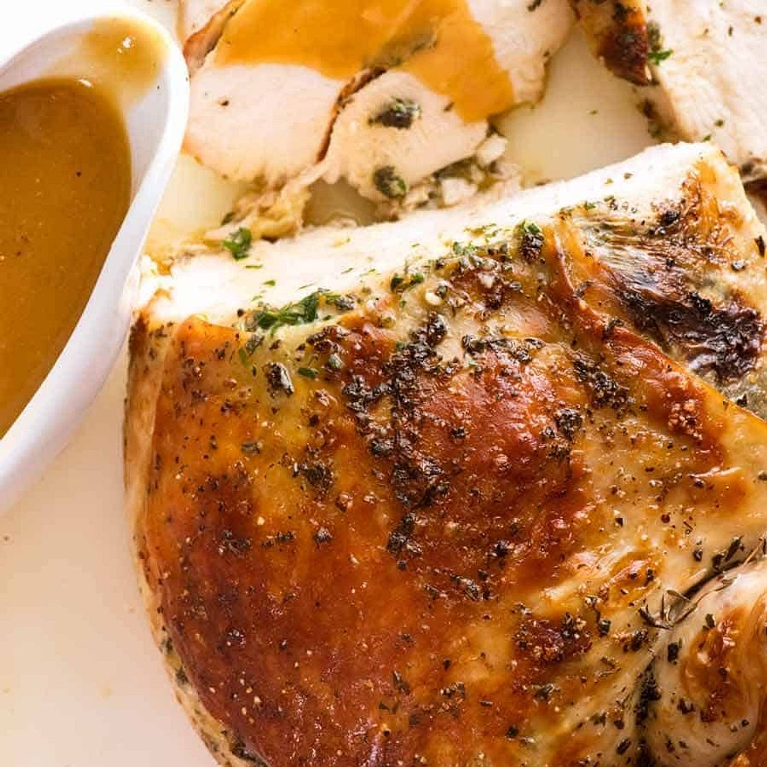 Garlic Herb Slow Cooker Turkey Breast
