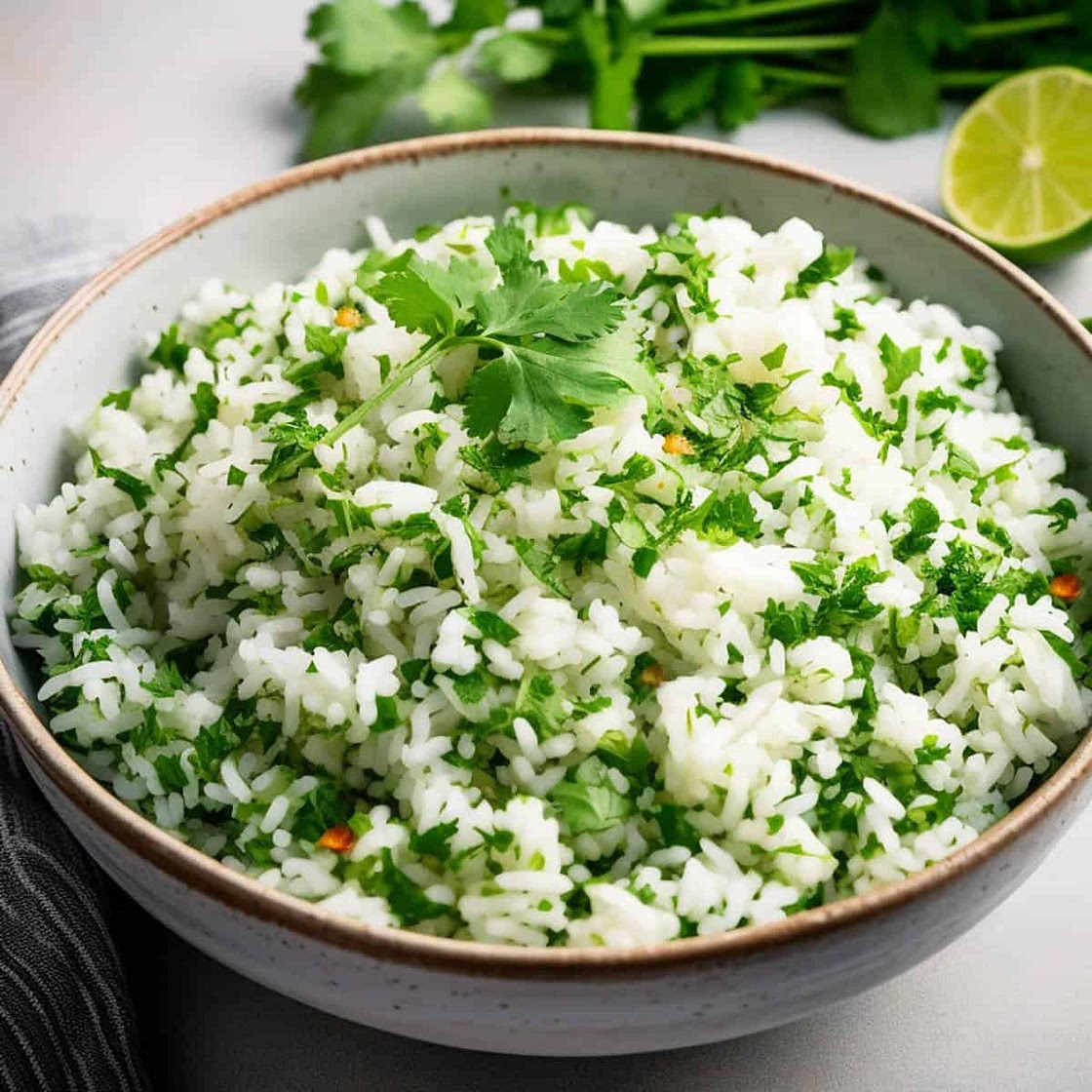 Cilantro Lime Rice (Rice Cooker)