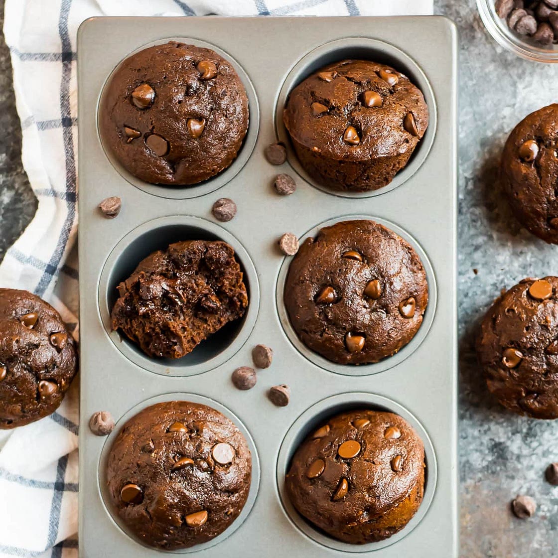 Healthy Chocolate Muffins