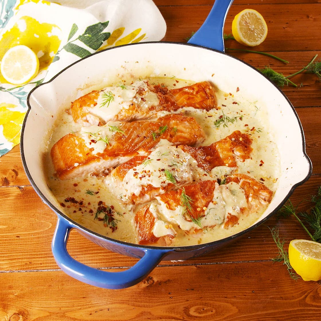 Creamy Lemon Garlic Salmon
