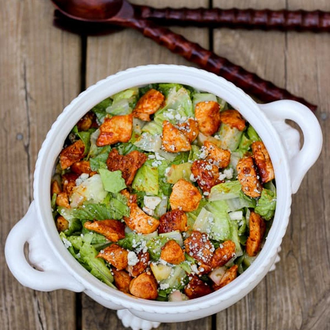Buffalo Chicken Caesar Salad
