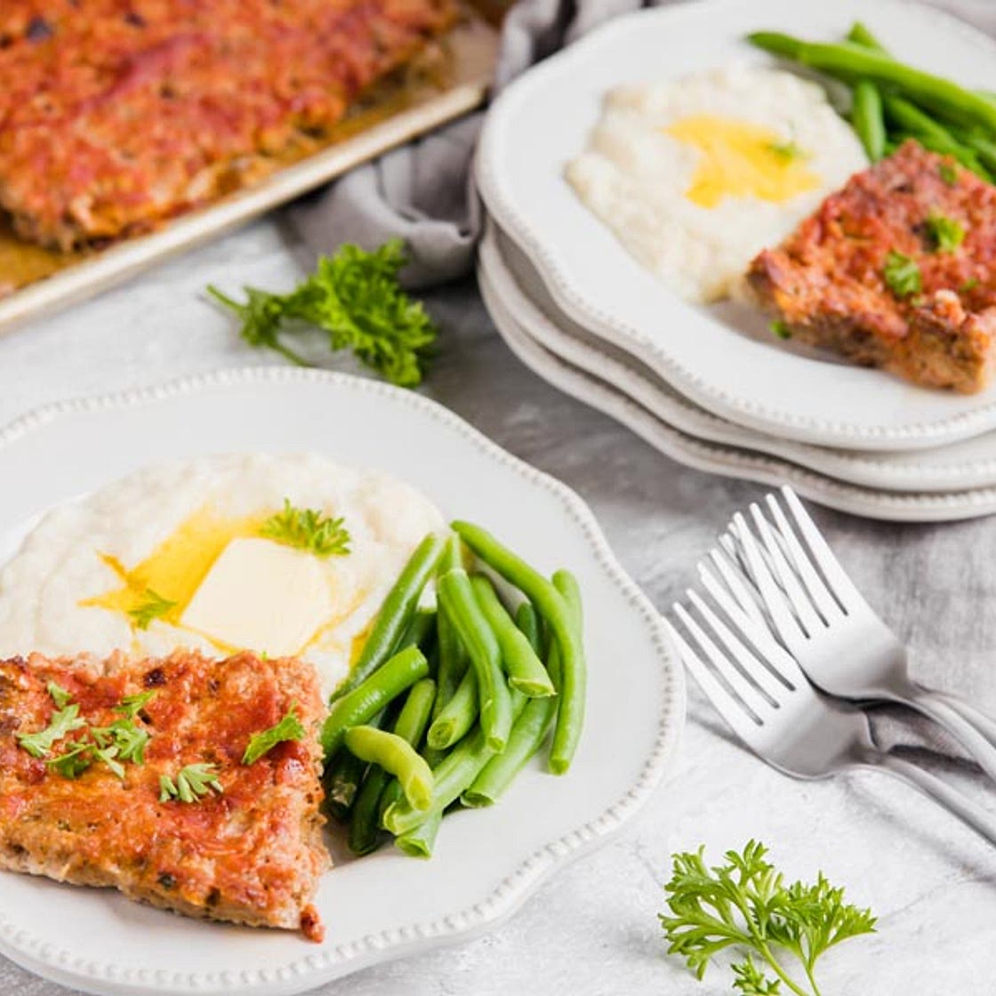 Keto Sheet Pan Meatloaf