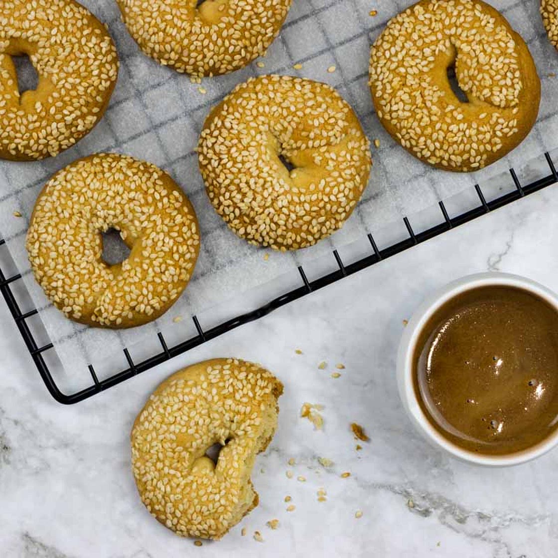 Wine Cookies with Sesame