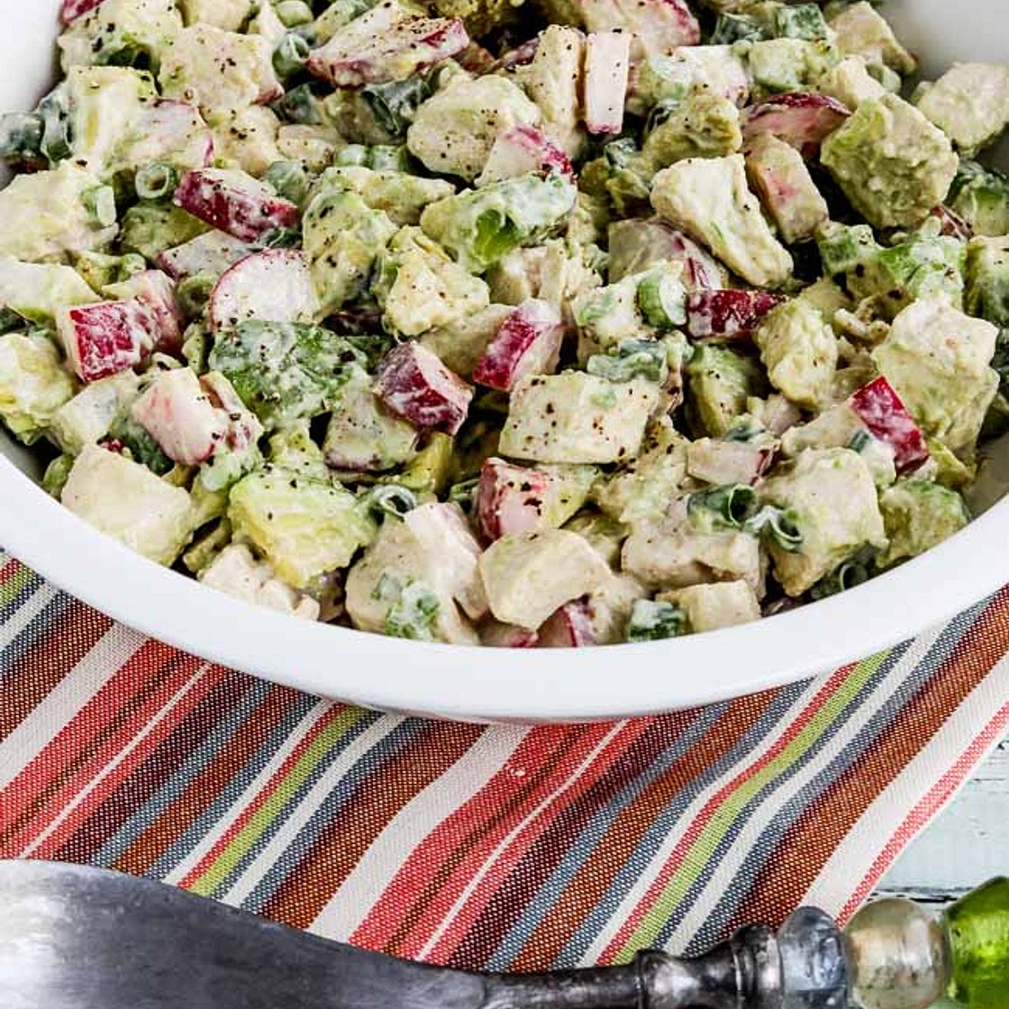 Chicken Salad with Avocado, Radishes, and Lime