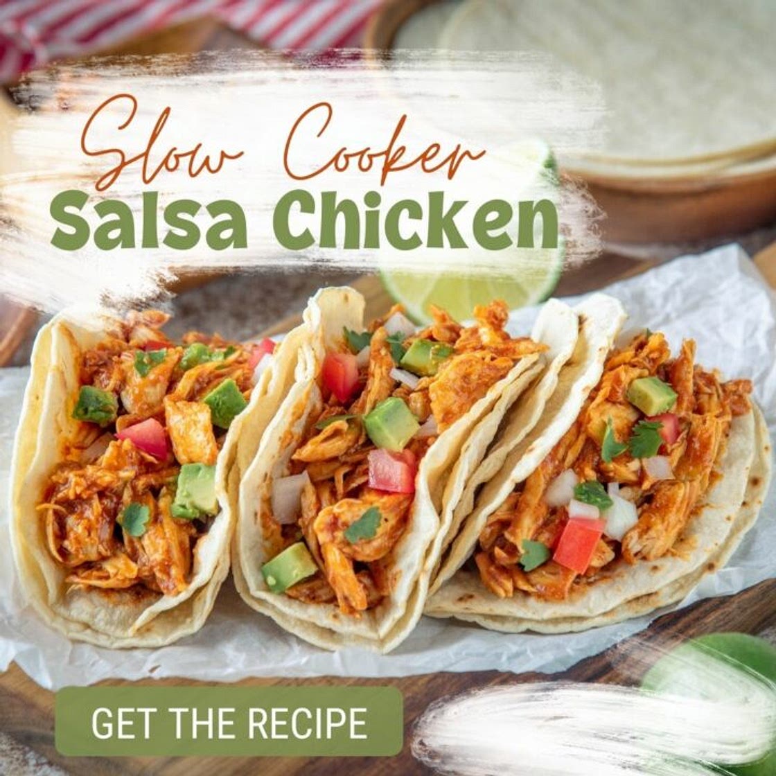 Slow Cooker Salsa Chicken Recipe