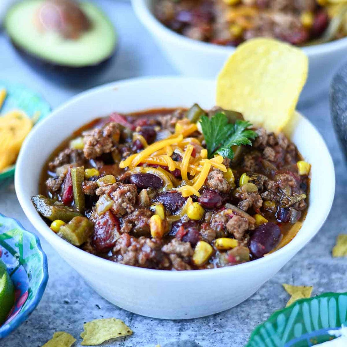 Fire Roasted Chili with Turkey