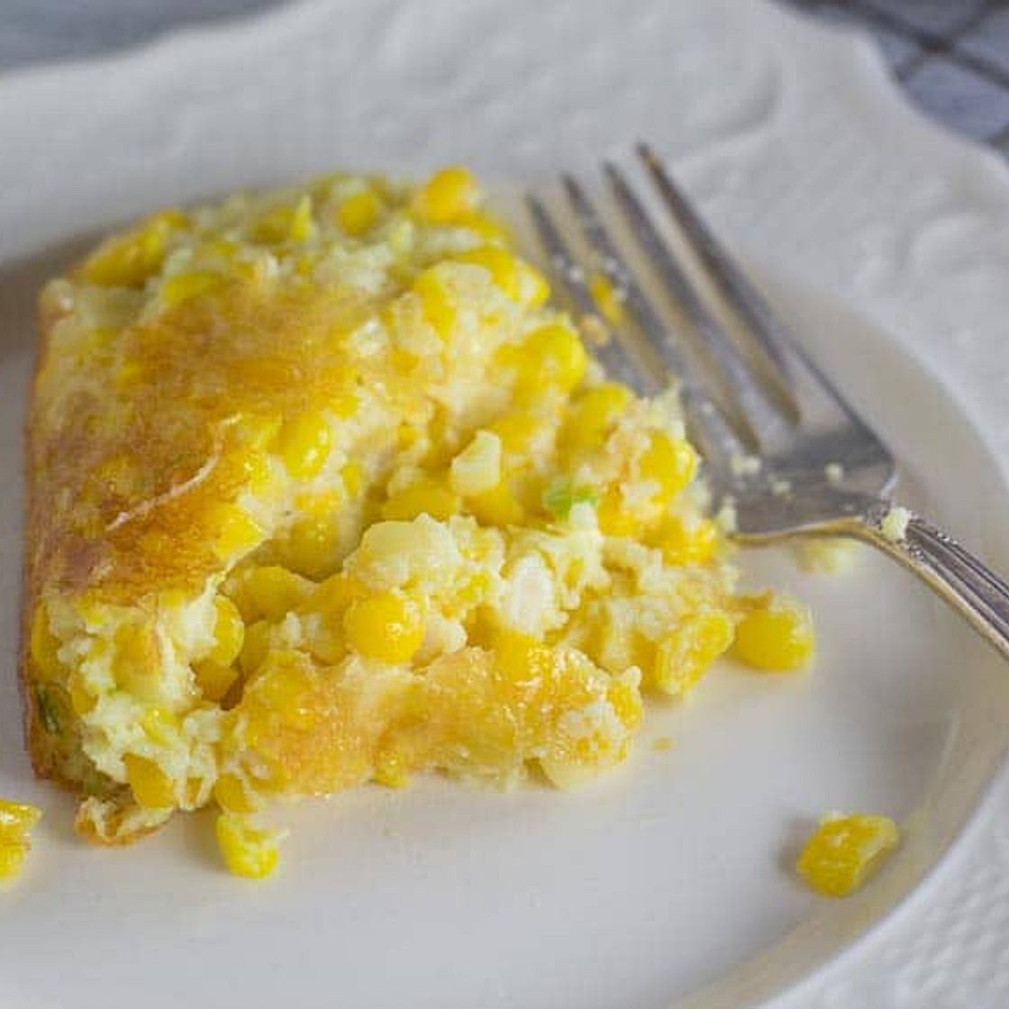 Low FODMAP Corn Pudding