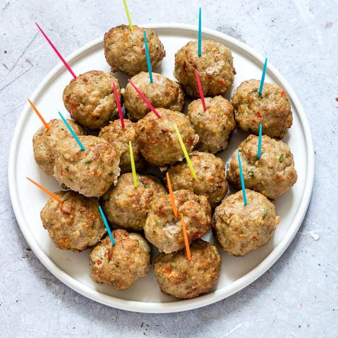 Air Fryer Turkey Meatballs