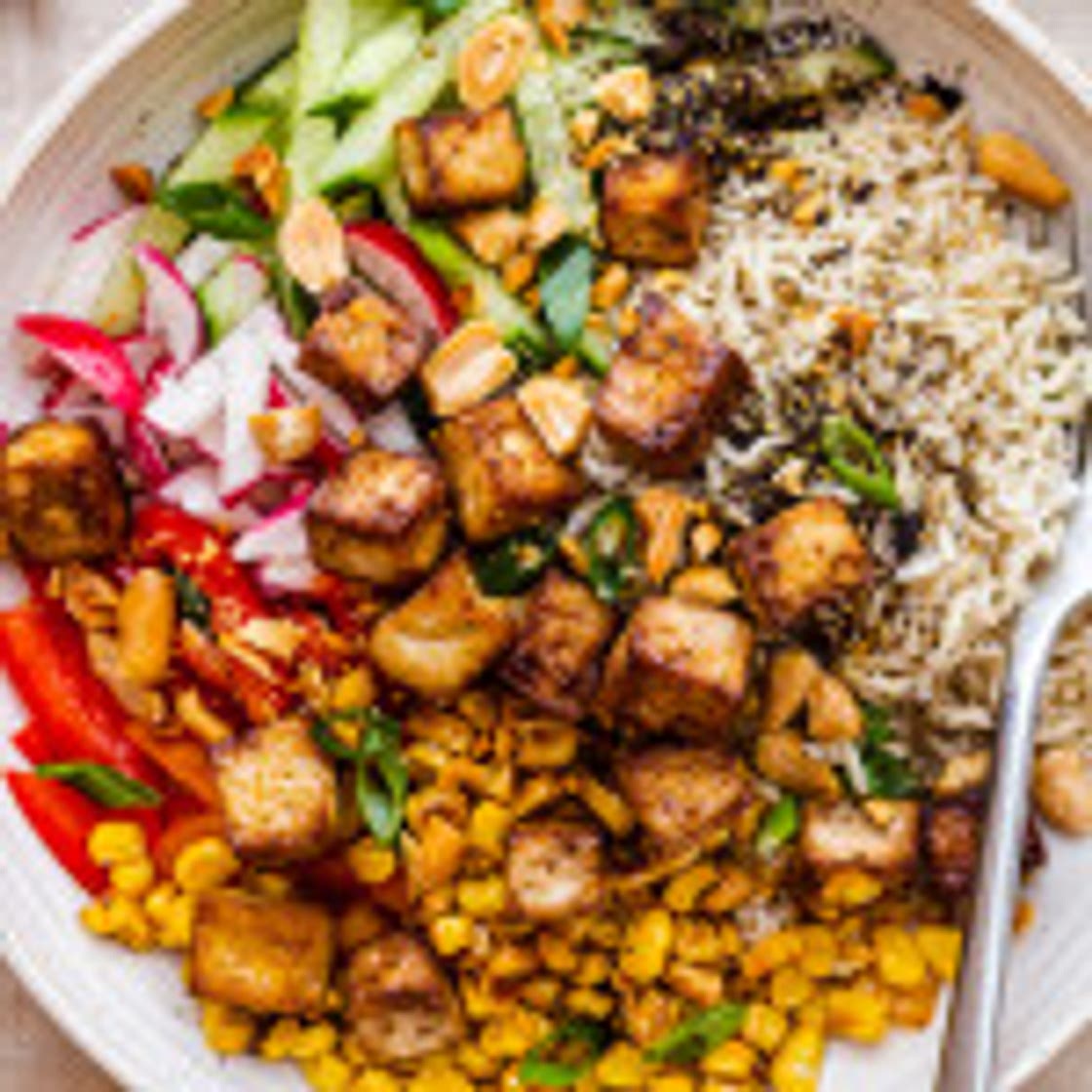 Vegan rice bowl