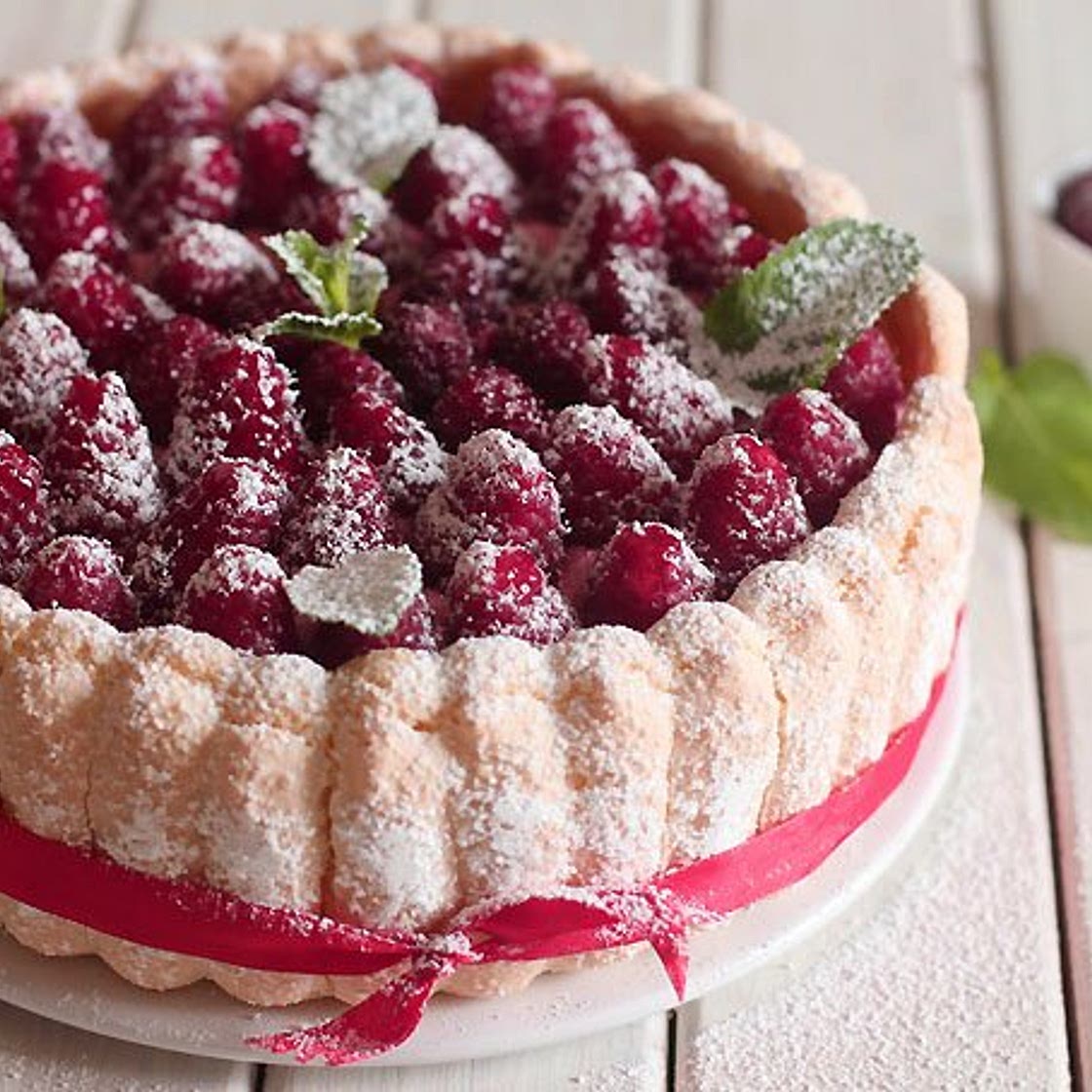 Charlotte à la framboise