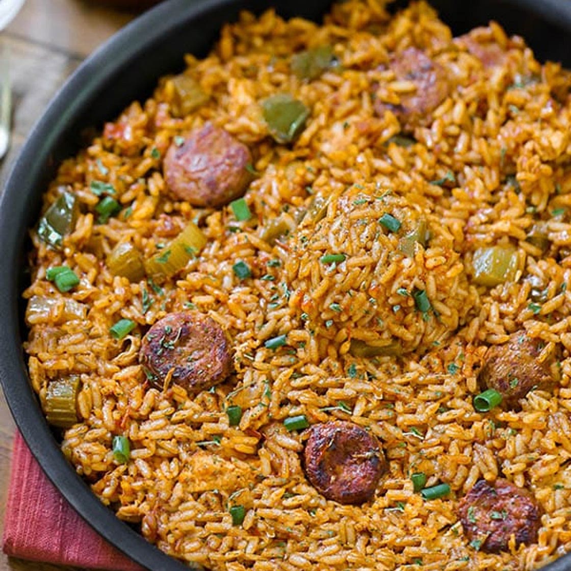 Creole Chicken and Sausage Jambalaya {From a NOLA Local}
