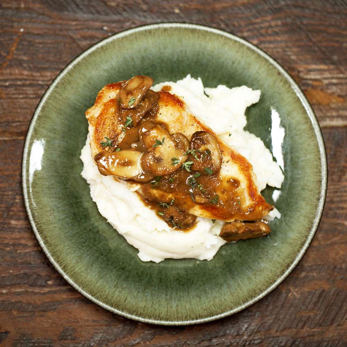 Chicken with Mushroom Sauce