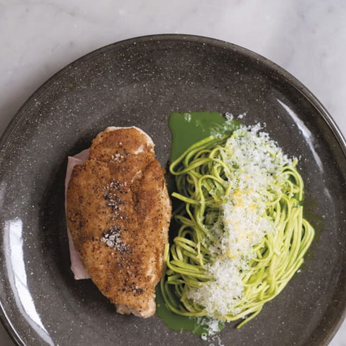 Poulet fermier Label rouge façon cordon bleu par Pierre Augé