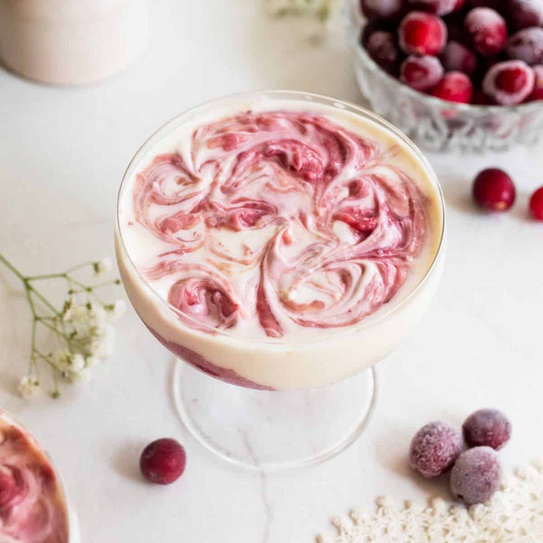 Cranberry and Orange Cheesecake Cups