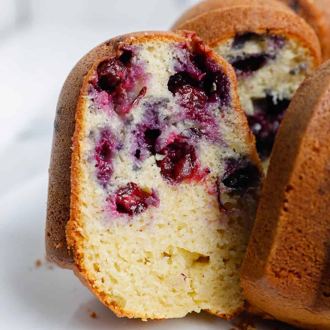 Super Moist Blueberry Bundt Cake