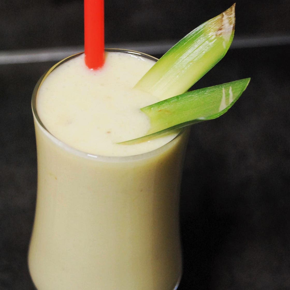 Batida de coco e abacaxi