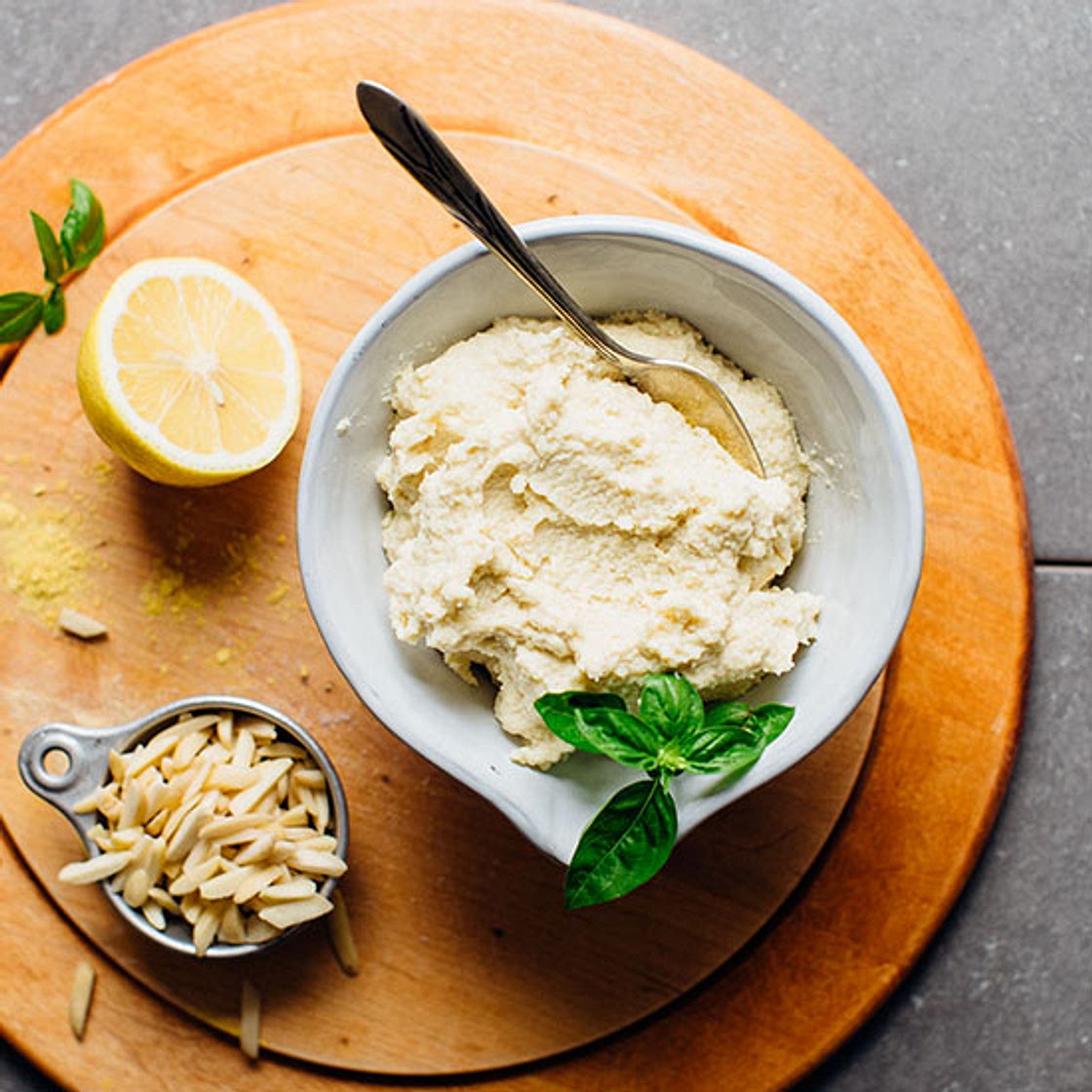 Whipped Almond Ricotta (5 Ingredients!)