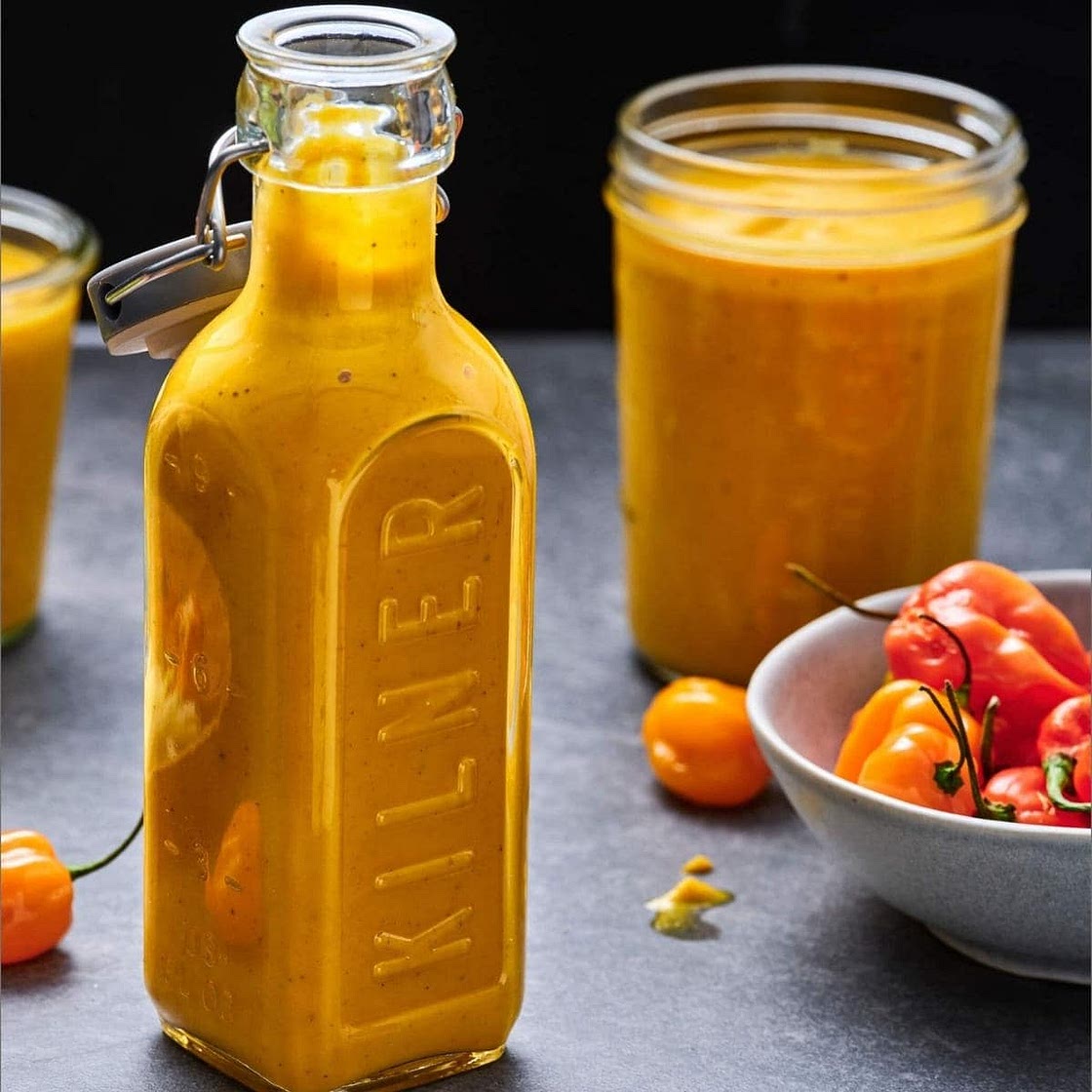 Hot Scotch Bonnet Pepper Sauce