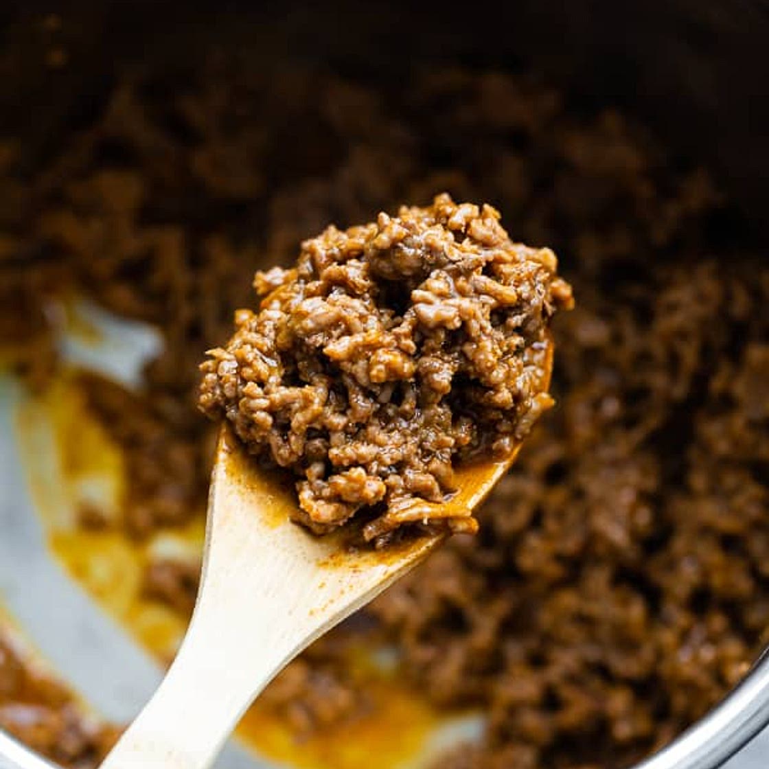 Instant Pot Taco Meat (fresh + frozen)