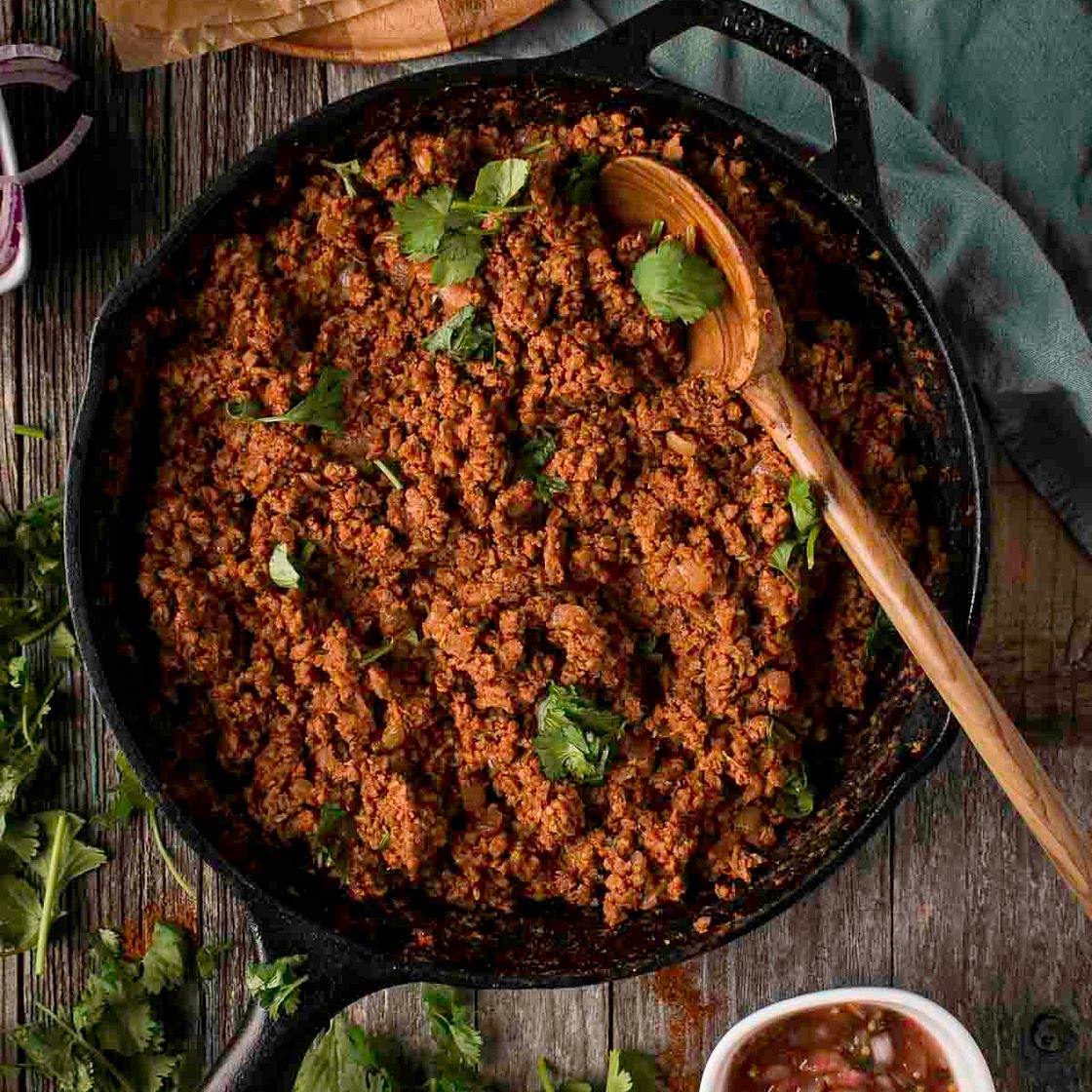 Easy TVP Taco Meat (Vegan, 10 Minutes)