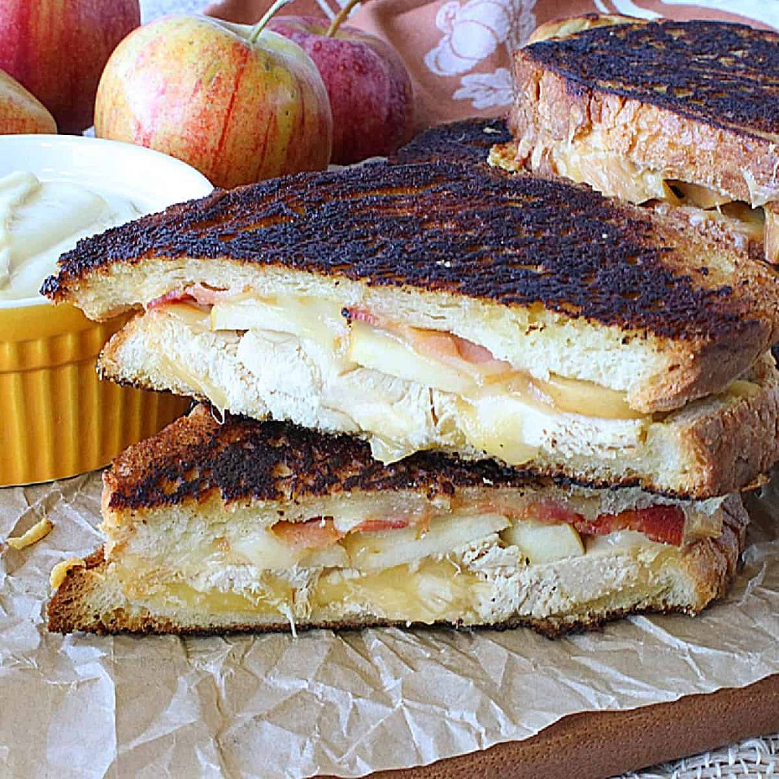 Turkey and Smoked Gouda Grilled Cheese
