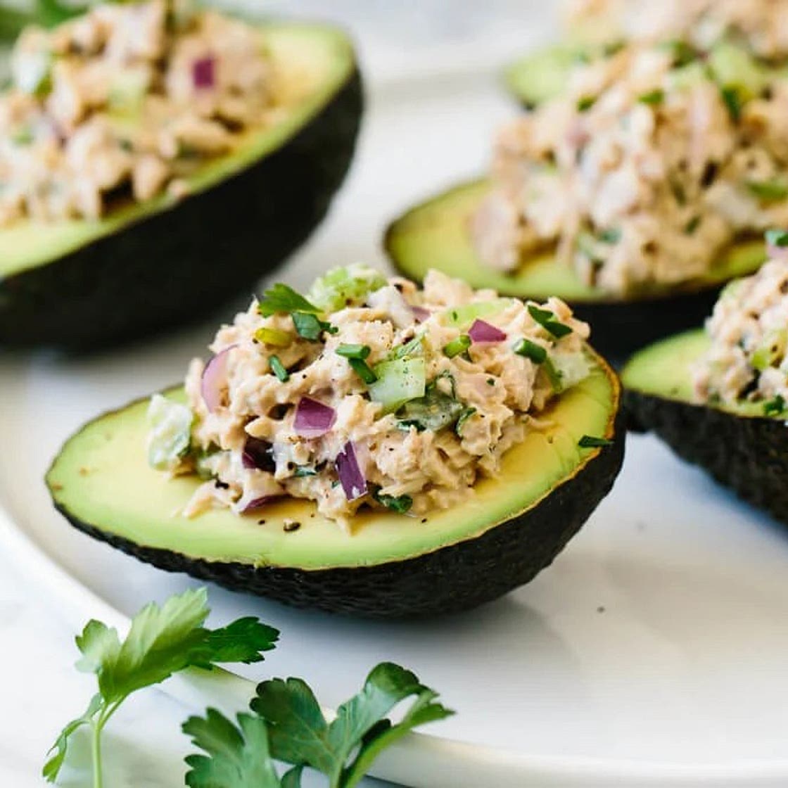 Tuna Stuffed Avocados