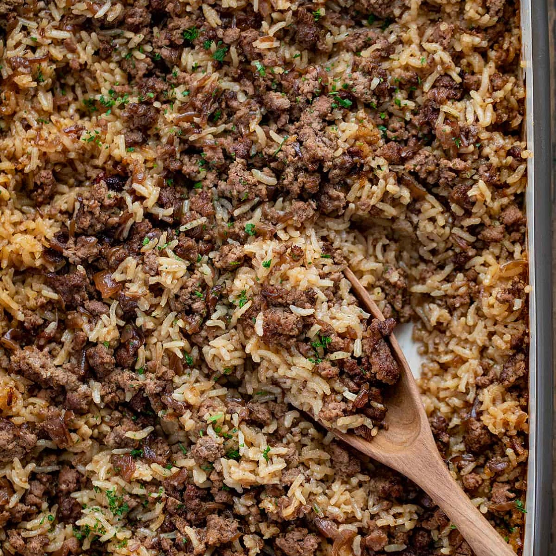 Easy Hamburger Rice Casserole