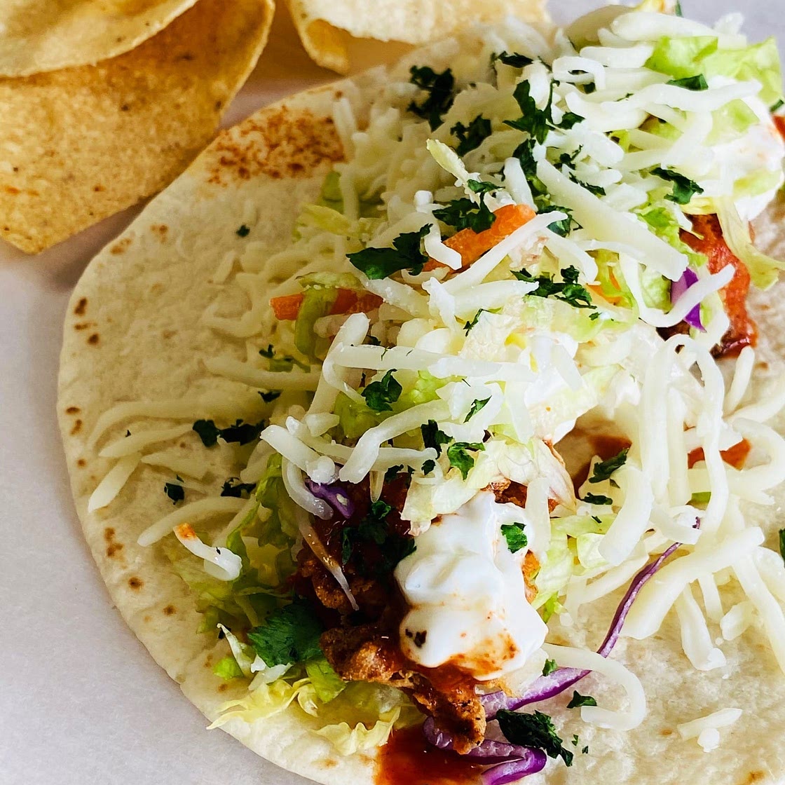 Air Fryer Crispy Shrimp Tacos