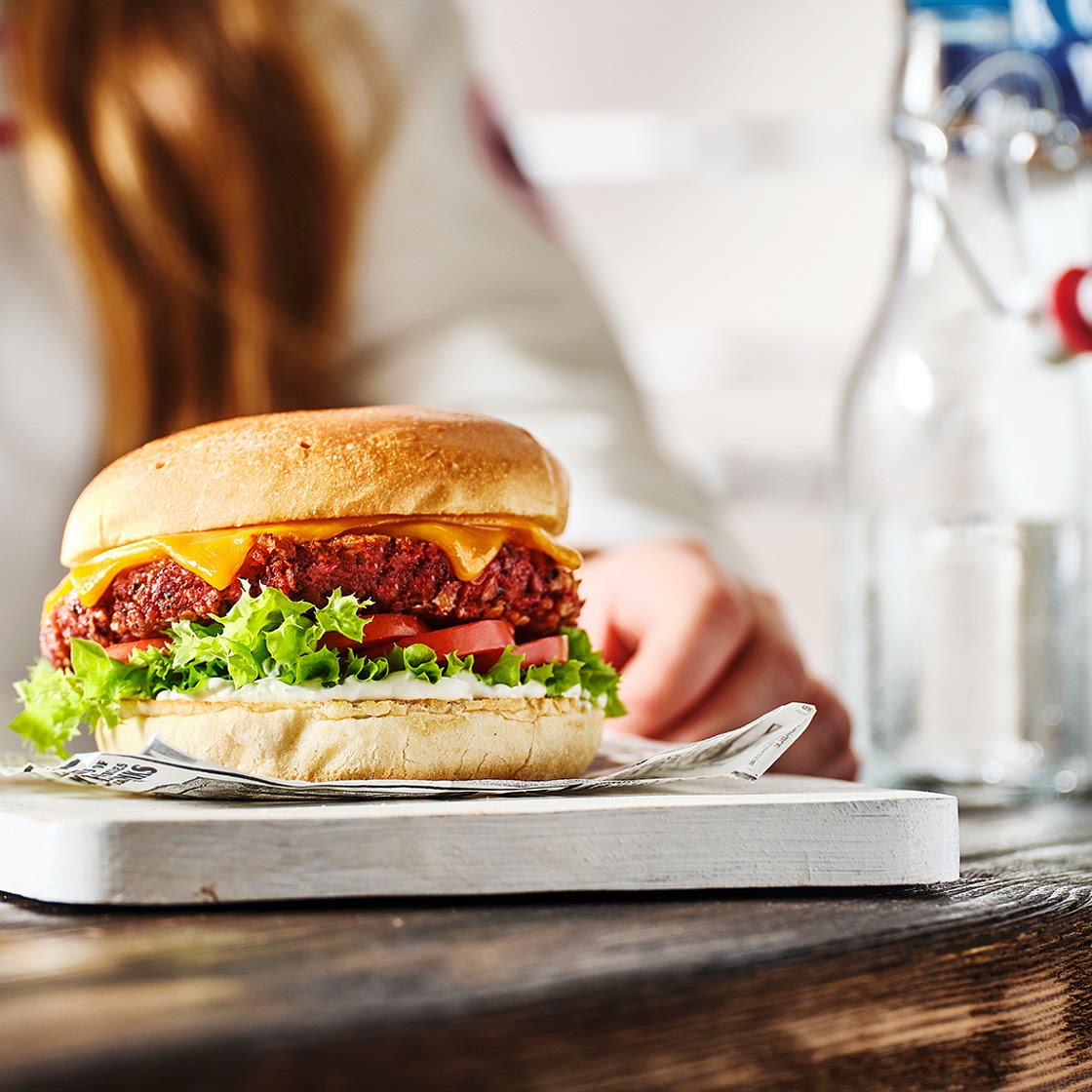 Vegetarische Burgerpattys aus Trester