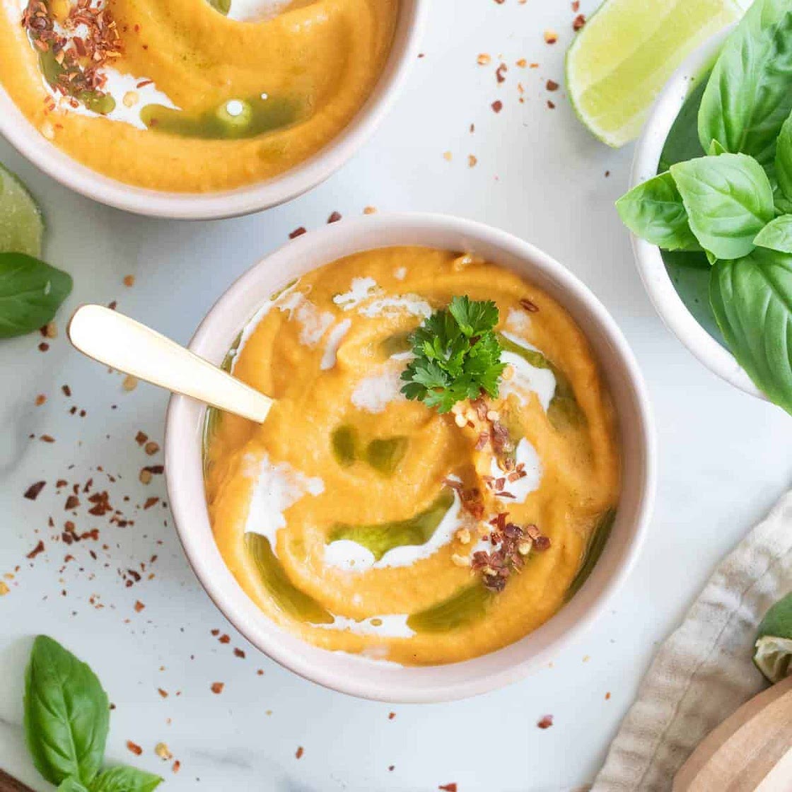Creamy Carrot and Parsnip Soup