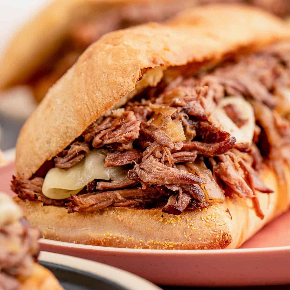 Slow Cooker French Dip Sandwiches