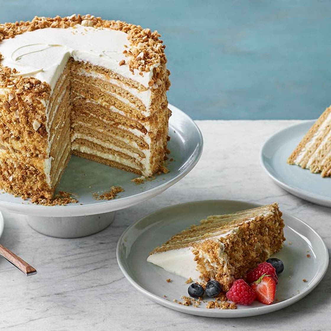 Nadiya's Russian honey cake