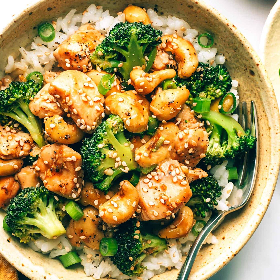 Cashew Chicken and Broccoli