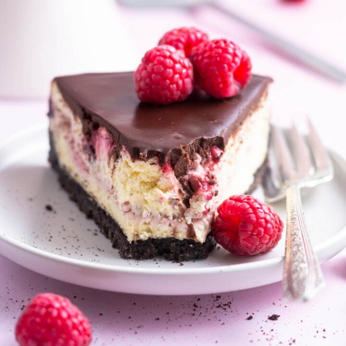 Chocolate Raspberry Cheescake